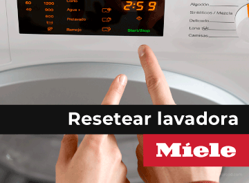 Resetear lavadora Miele