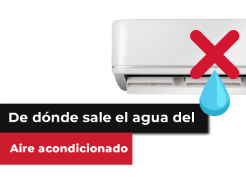 ¿De dónde sale el agua del aire acondicionado?