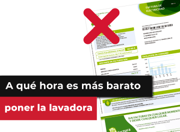 ¿A qué hora es más barato poner la lavadora?