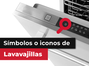 Símbolos Lavavajillas